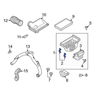 Lincoln OE - Air Filter Housing Clamp