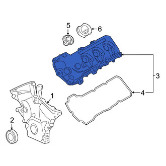 Lincoln OE - Left Engine Valve Cover