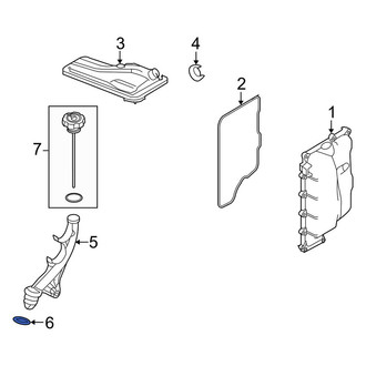 Lincoln OE - Automatic Transmission Dipstick Tube O-Ring