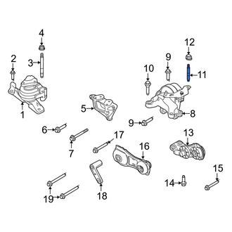 Lincoln OE - Upper Automatic Transmission Mount Stud