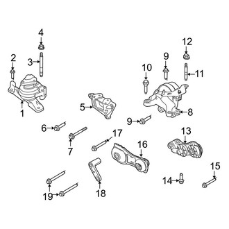 Lincoln OE - Engine / Transaxle - Engine & Transmission Mounting (3.5L)