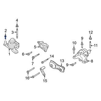 Lincoln OE - Lower Engine Mount Bolt