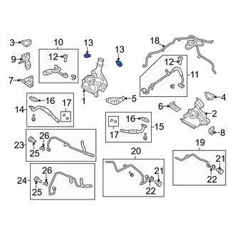 Lincoln OE - Turbocharger Oil Line Adapter