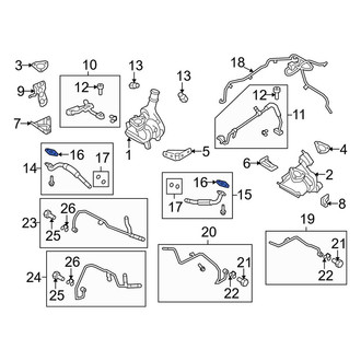 Lincoln OE - Turbocharger Oil Line Gasket