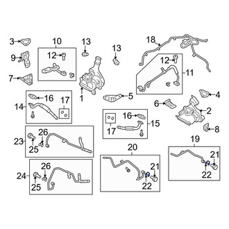 Lincoln OE - Turbocharger Coolant Line Washer