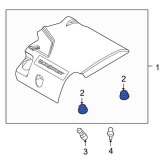 Lincoln OE - Engine Cover Insulator