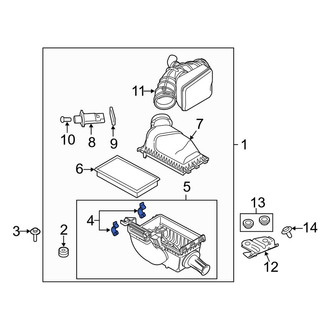 Lincoln OE - Air Filter Housing Clamp