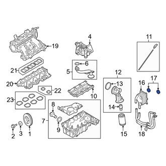 Lincoln OE - Engine Oil Cooler Gasket