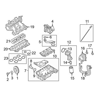 Lincoln OE - Engine / Transaxle - Engine Parts (3.7L)