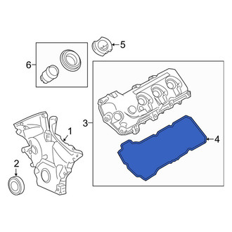 Lincoln OE - Left Engine Valve Cover Gasket