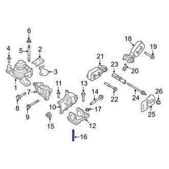 Lincoln OE - Upper Automatic Transmission Mount Stud