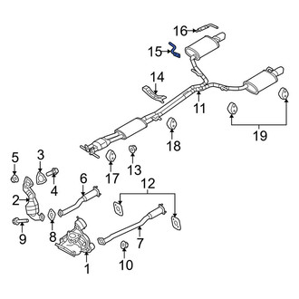 Lincoln OE - Exhaust System Hanger Bracket
