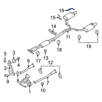 Lincoln OE - Exhaust System Hanger Bracket