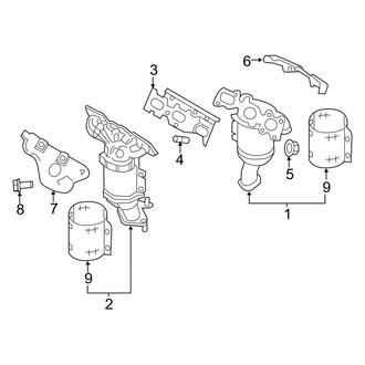 Lincoln OE - Exhaust System - Manifold (3.7L)