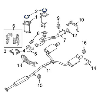 Lincoln OE - Catalytic Converter Seal
