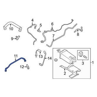 Lincoln OE - PCV Valve Hose