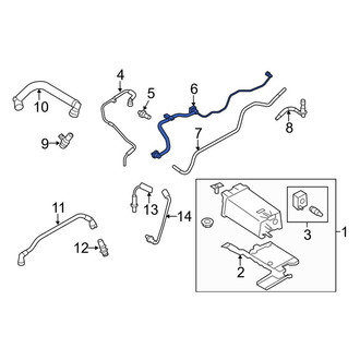 Lincoln OE - Evaporative Emissions System Lines