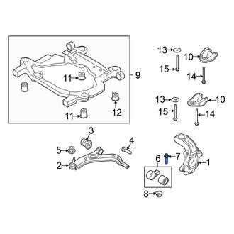 Lincoln OE - Front Suspension Control Arm Bolt