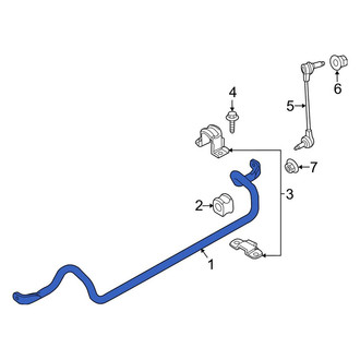 Lincoln OE - Front Suspension Stabilizer Bar