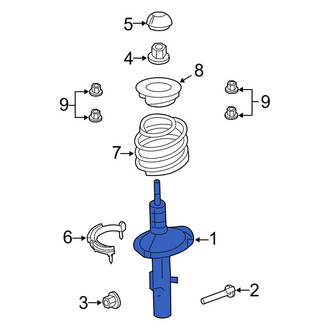 Lincoln OE - Front Left Suspension Strut