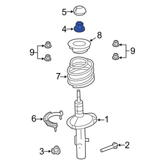 Lincoln OE - Front Upper Suspension Strut Nut