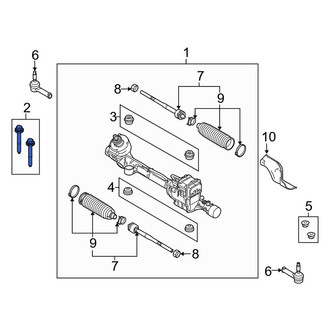 Lincoln OE - Rack and Pinion Bolt
