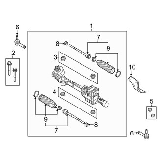 Lincoln OE - Steering Gear & Linkage (3.5L)