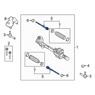 Lincoln OE - Outer Steering Tie Rod End