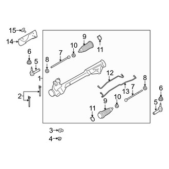 Lincoln OE - Steering Gear & Linkage (3.7L)