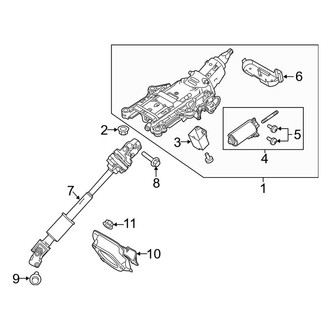 Lincoln OE - Steering Column Assembly (3.5L / 3.7L)