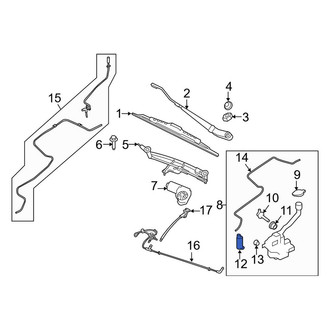 Lincoln OE - Windshield Washer Pump