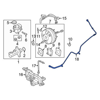 Lincoln OE - Brake Vacuum Hose
