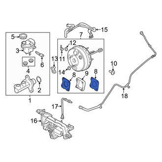 Lincoln OE - Power Brake Booster Gasket