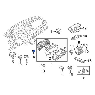Lincoln OE - Instrument Cluster Nut