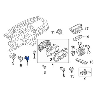 Lincoln OE - Rear Liftgate Latch Release Switch