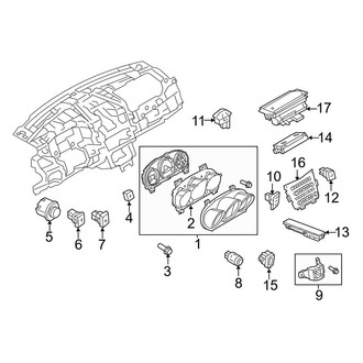 Lincoln OE - Instrument Panel - Cluster & Switches