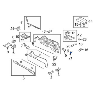 Lincoln OE - Rear Right 12 Volt Accessory Power Outlet Cover