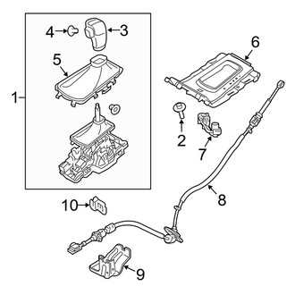 Lincoln OE - Front Console (Shifter & Components)
