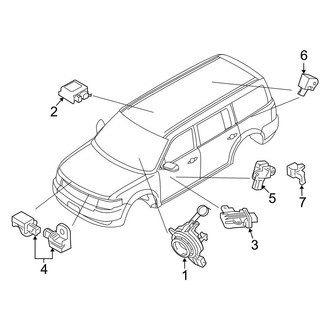 Lincoln OE - Restraint Systems - Air Bag Components (Modules & Sensors)