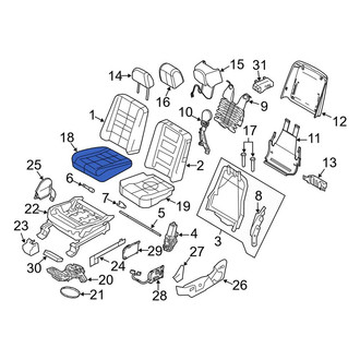 Lincoln OE - Front Left Seat Cover