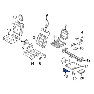 Lincoln OE - Rear Seat Hinge