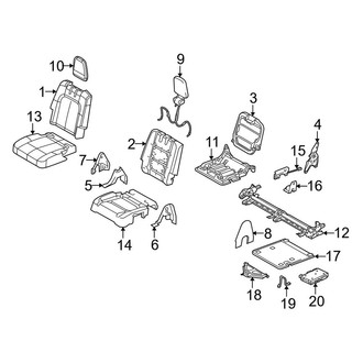 Lincoln OE - Seats & Tracks - Third Row Seats (With Power Fold)