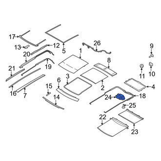 Lincoln OE - Sunroof Motor