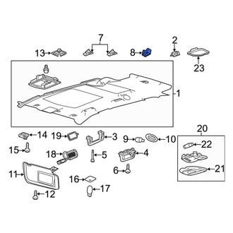 Lincoln OE - Interior Grab Bar Clip