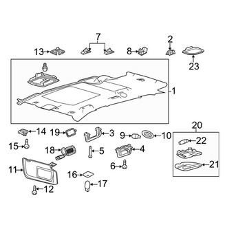 Lincoln OE - Roof - Interior Trim