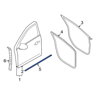 Lincoln OE - Lower Door Shell Seal