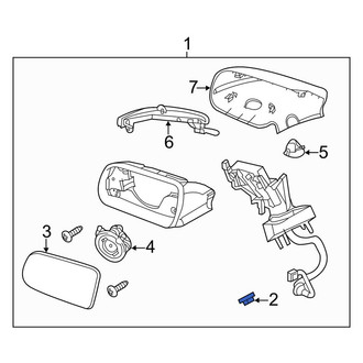 Lincoln OE - Door Mirror Nut