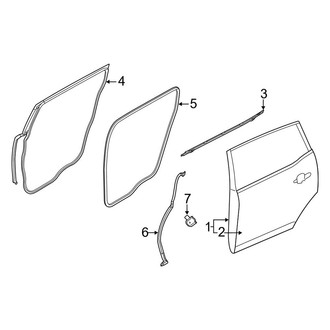 Lincoln OE - Rear Door - Door & Components