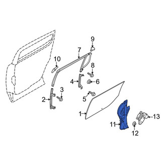Lincoln OE - Rear Right Window Regulator