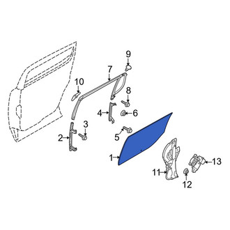 Lincoln OE - Front Left Door Glass